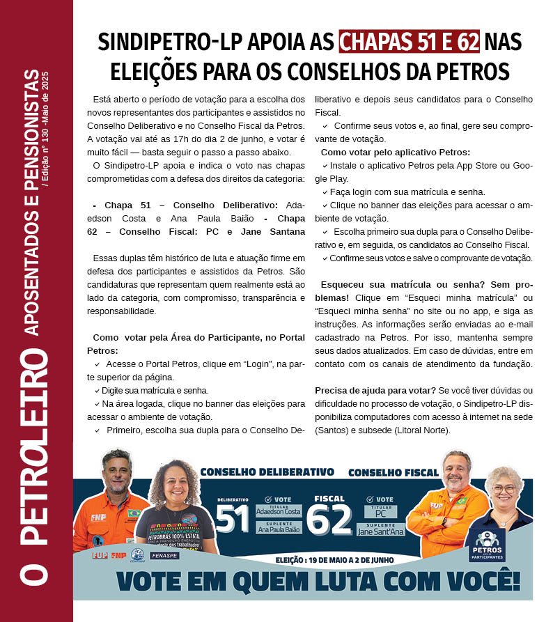 Boletim Aposentados n 130
