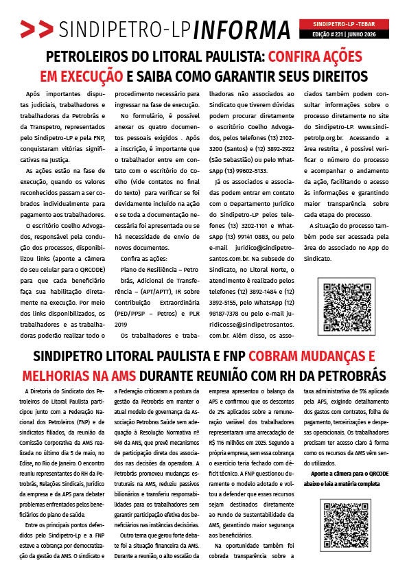 Boletim Sindipetro Informa n� 231 - Aeroporto
