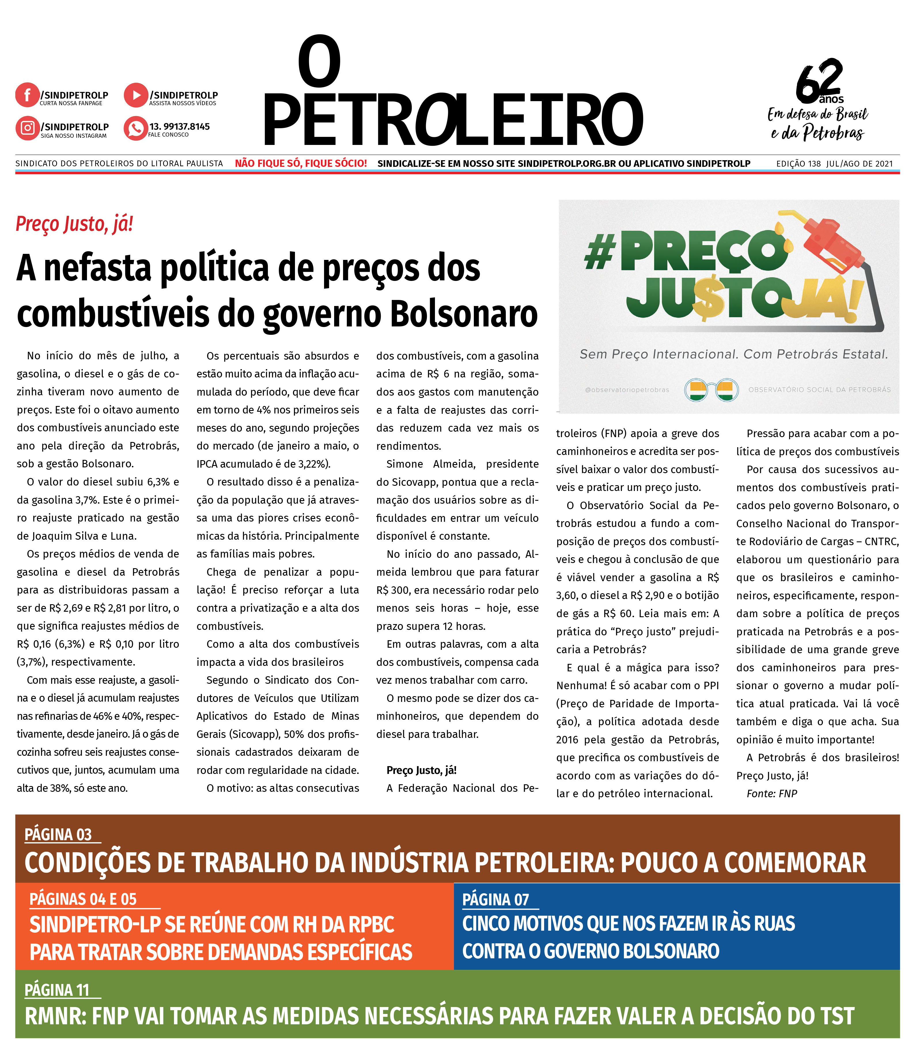 Jornal O Petroleiro n° 138