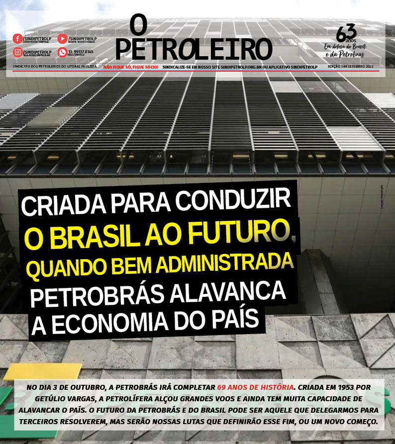 Voc j leu a verso digital do Boletim "O Petroleiro" n 144? Fique por dentro das notcias do Litoral Paulista