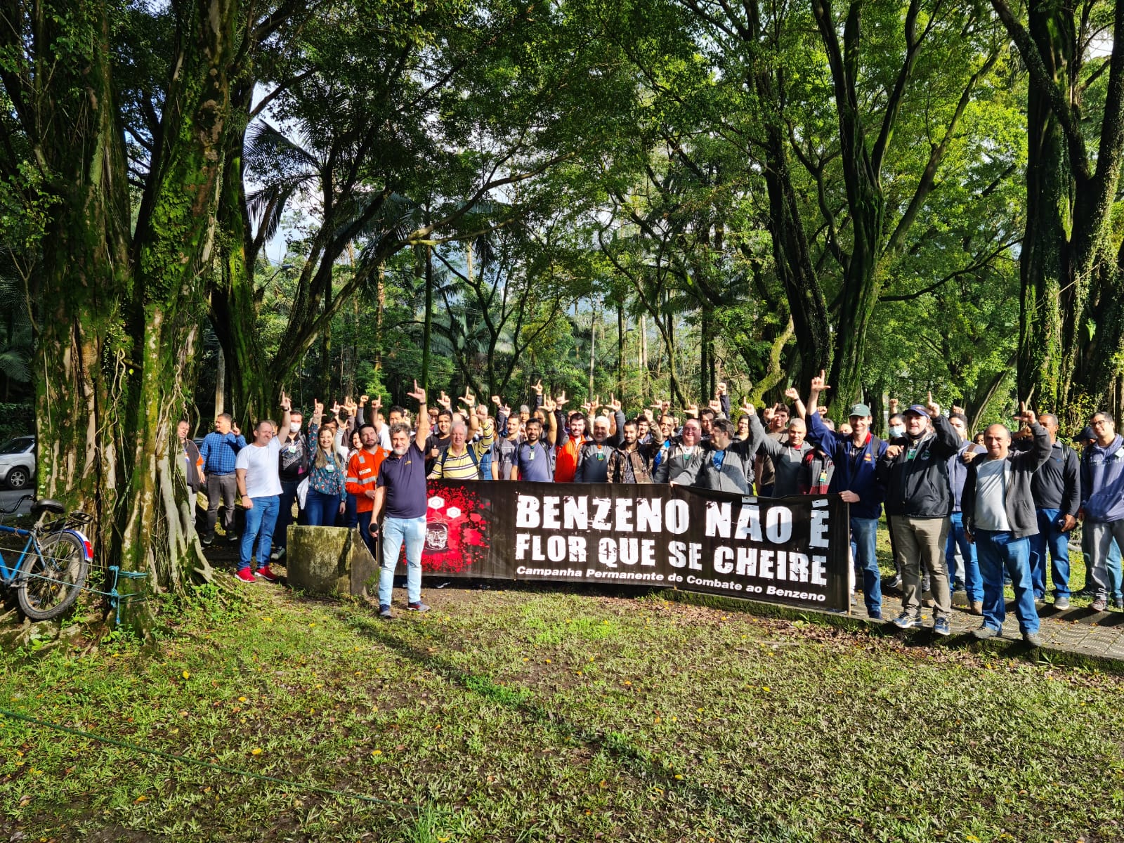 Petroleiros do Litoral Paulista se mobilizam no Dia Nacional de Luta Contra o Benzeno