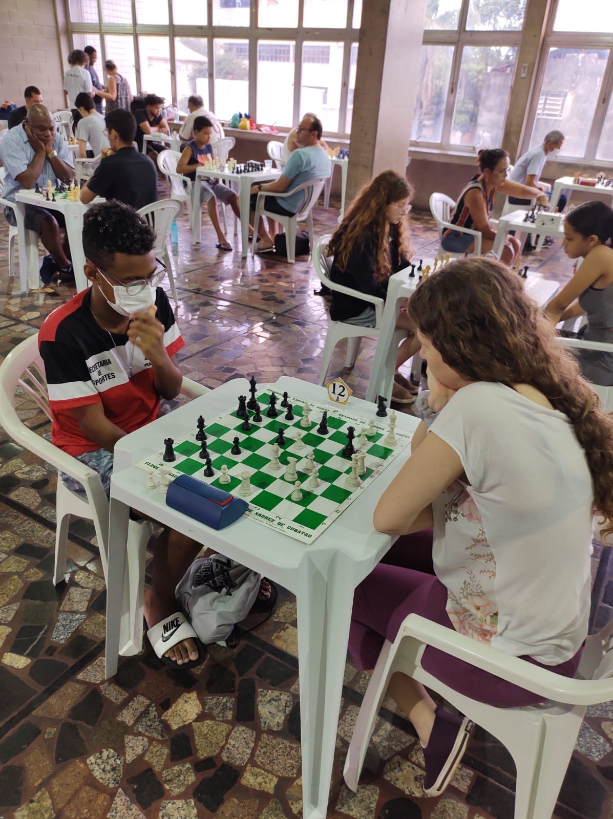 Sede do Sindipetro-LP, em Santos, recebe enxadristas para o III Torneio de Xadrez da Família Sistema Petrobrás