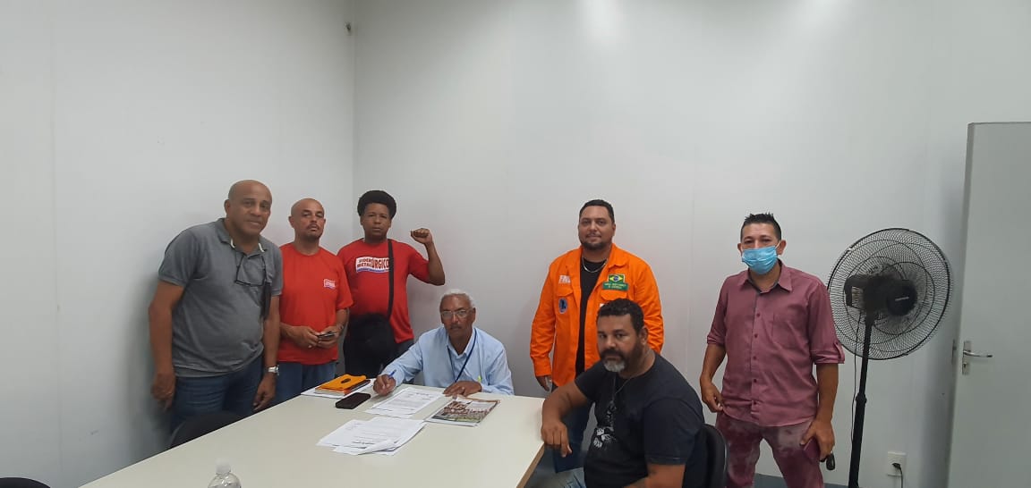 Representantes do Movimento Sindical de Cubatão se reúnem com Secretário Municipal de Emprego de Cubatão