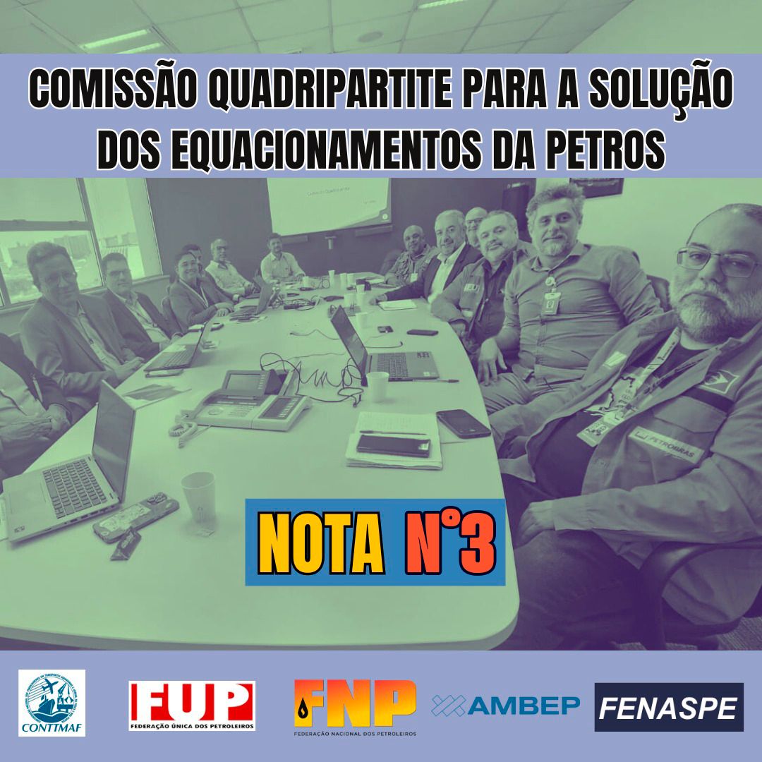 Aps duas reunies, Comisso Quadripartite para soluo dos PEDs divulga nota para participantes