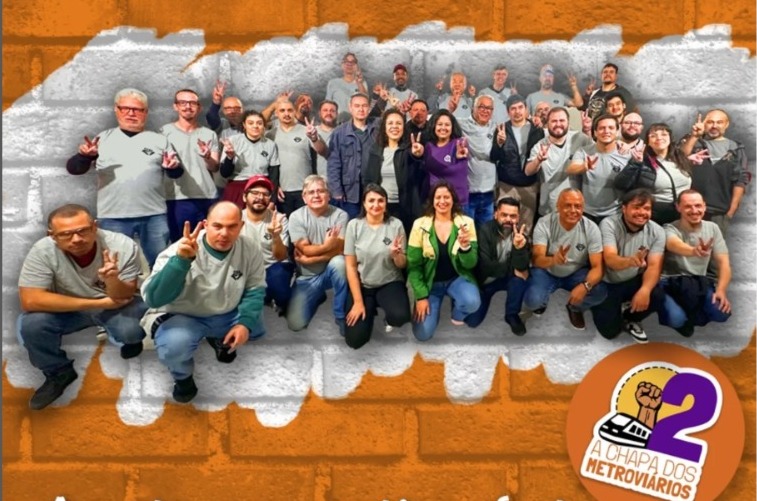 Sindipetro-LP declara apoio  Chapa 2 nas eleies do Sindicato dos Metrovirios de So Paulo