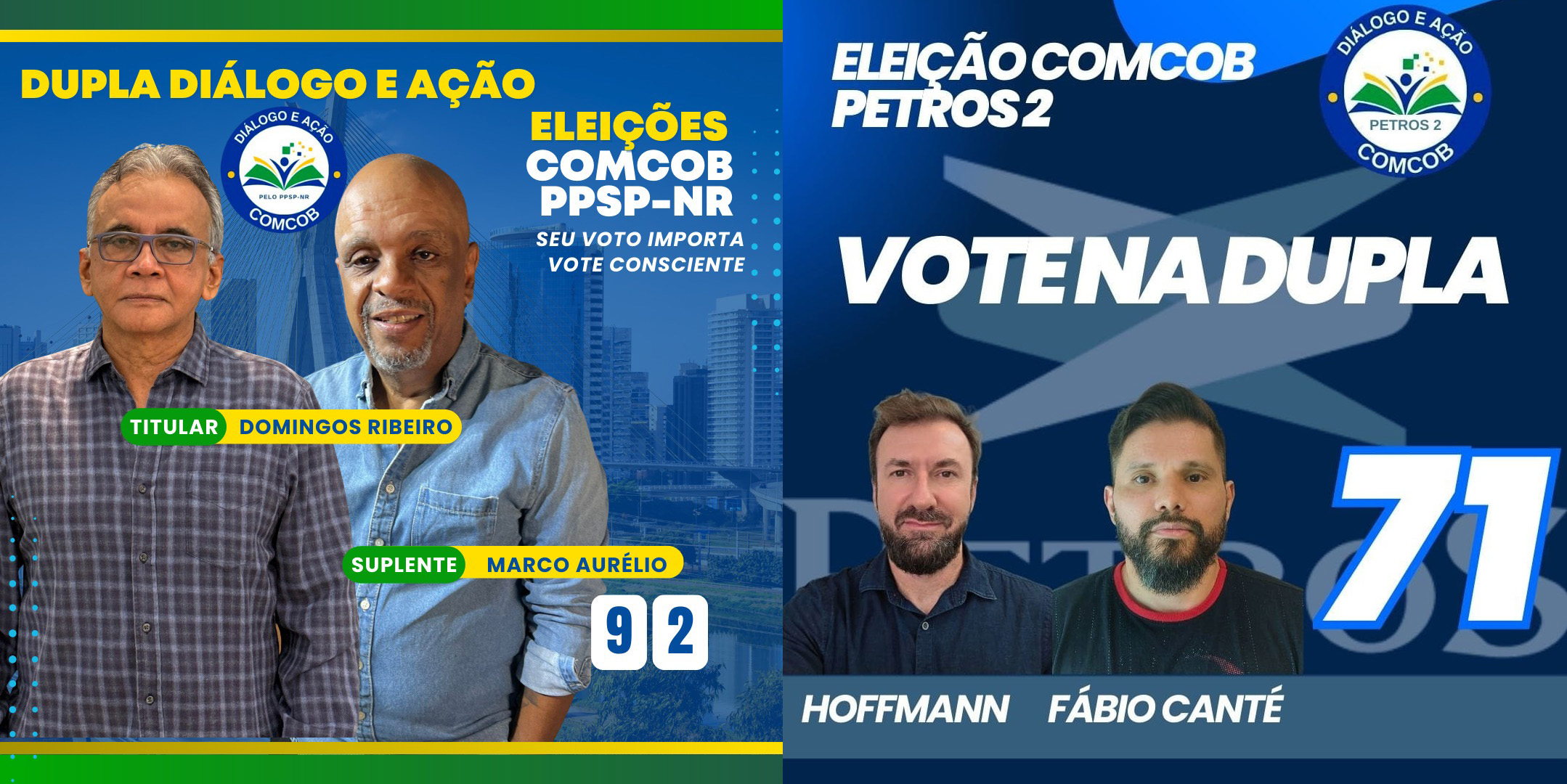 Dilogo e Ao: Sindipetro-LP apoia candidaturas para o PPSP-NR e PP-2 nas Eleies do COMCOB 2025