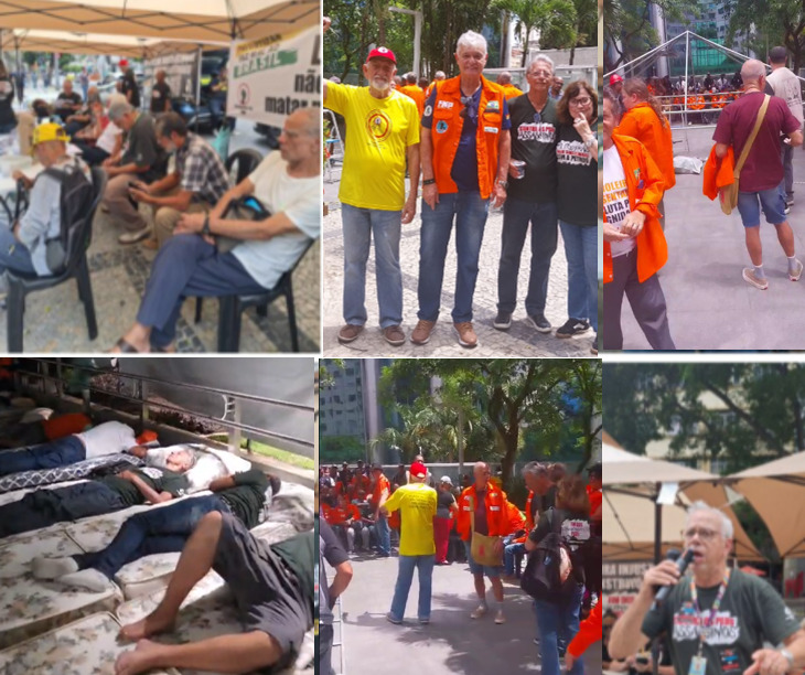 Vigília no Edisen pressiona Petrobrás por proposta definitiva para encerrar os Planos de Equacionamento (PEDS)