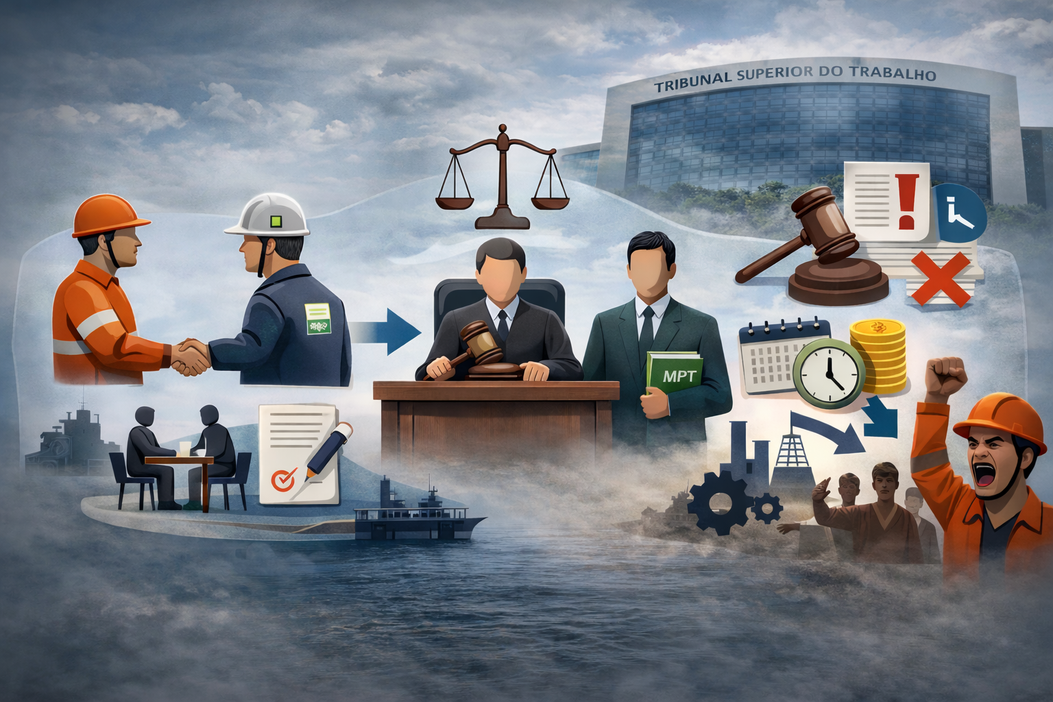 Petrobrás foge da negociação, comunica dissídio no TST, mas greve segue para continuar negociando