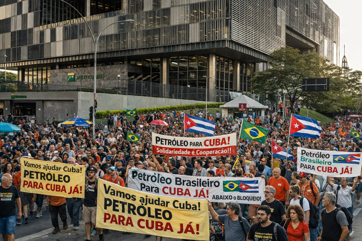 contra embargos, campanha �Petr�leo para Cuba� ir� cobrar do Governo e da Petrobr�s a��o solid�ria