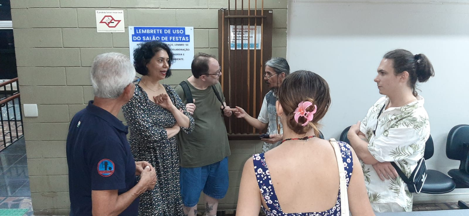 Encontro entre estudantes e aposentados do Sindipetro promove troca de experi�ncias sobre vida e sa�de