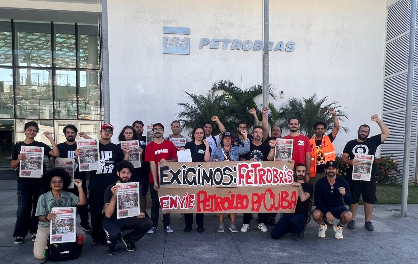 Solidariedade a Cuba: Com ato no Edisa, Litoral Paulista refor�a a��o humanit�ria por envio de petr�leo