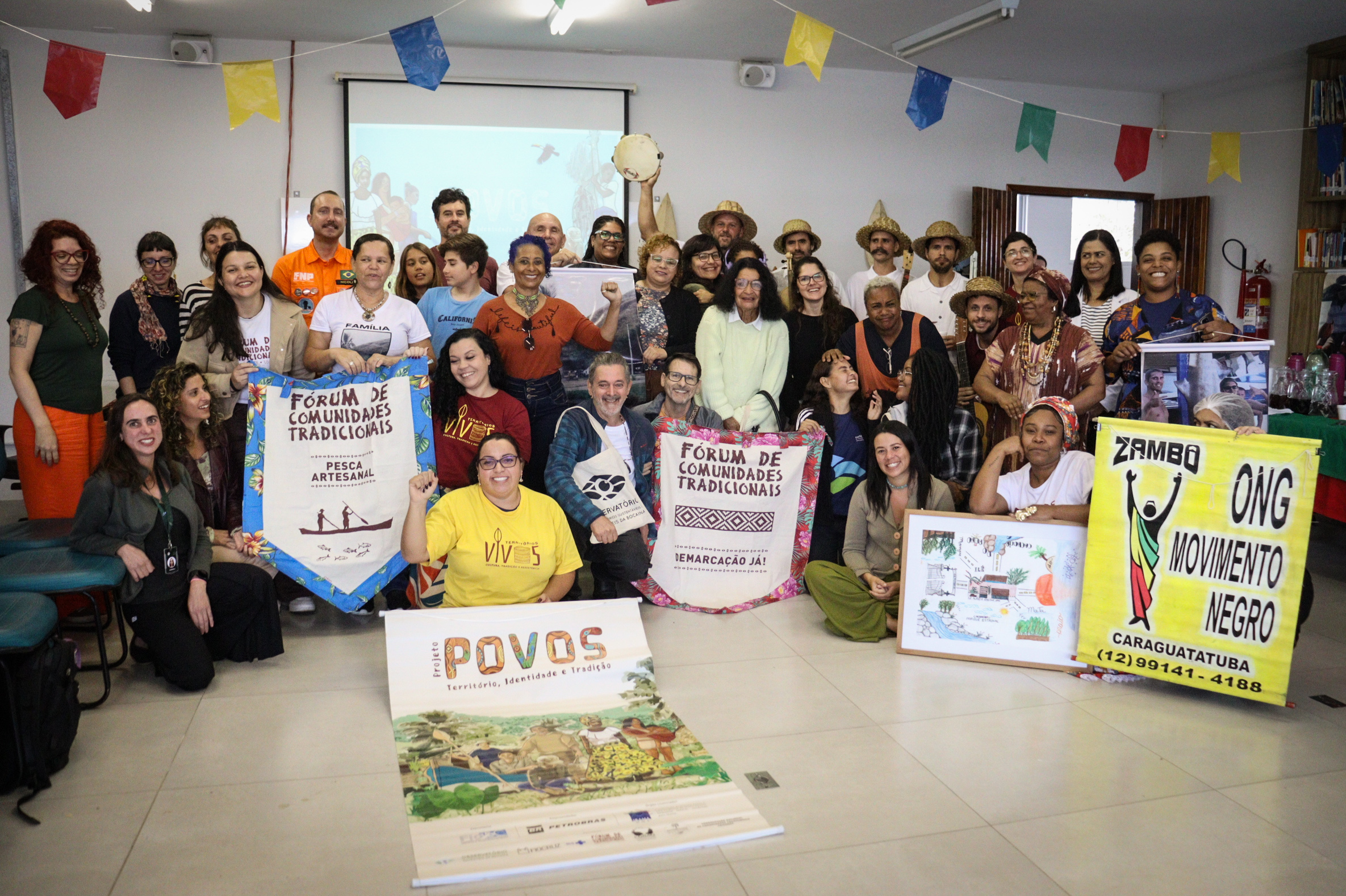 Diretoria do Sindicato dos Petroleiros Litoral Paulista participa da Reuni�o Municipal do Projeto Povos