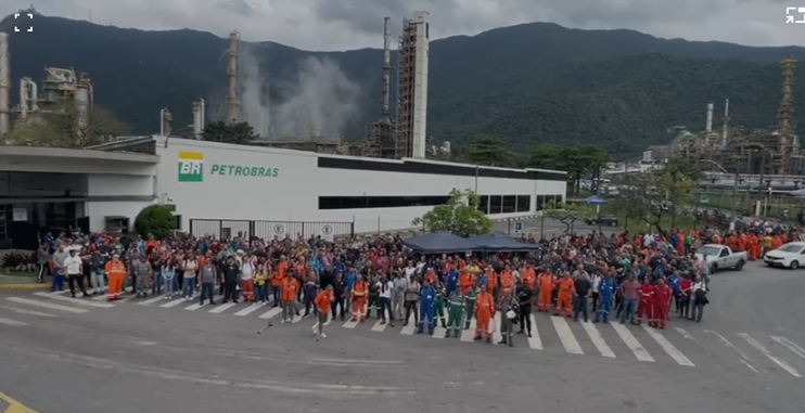 Sindipetro-LP mobiliza trabalhadores em defesa de direitos e de uma Petrobr�s soberana