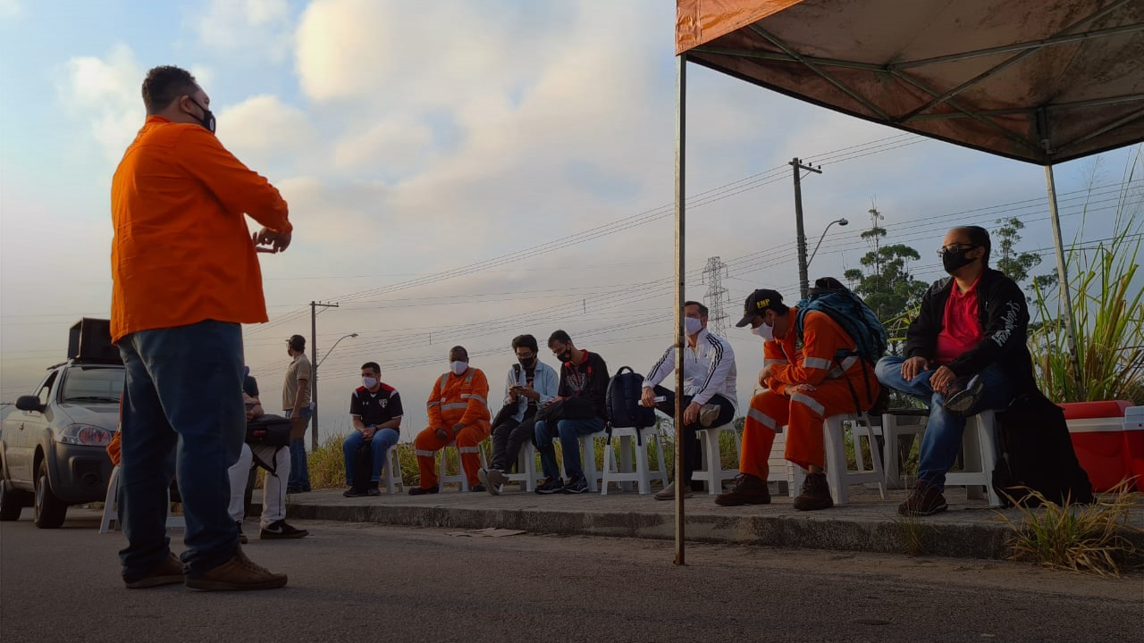 Semana fecha com mobilizaes em apoio a greve dos trabalhadores da PBIO e das unidades da Petrobrs, em Alagoas