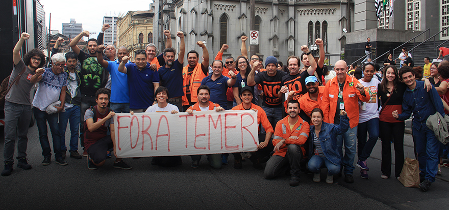 Petroleiros atendem ao chamado e participam em peso da greve geral