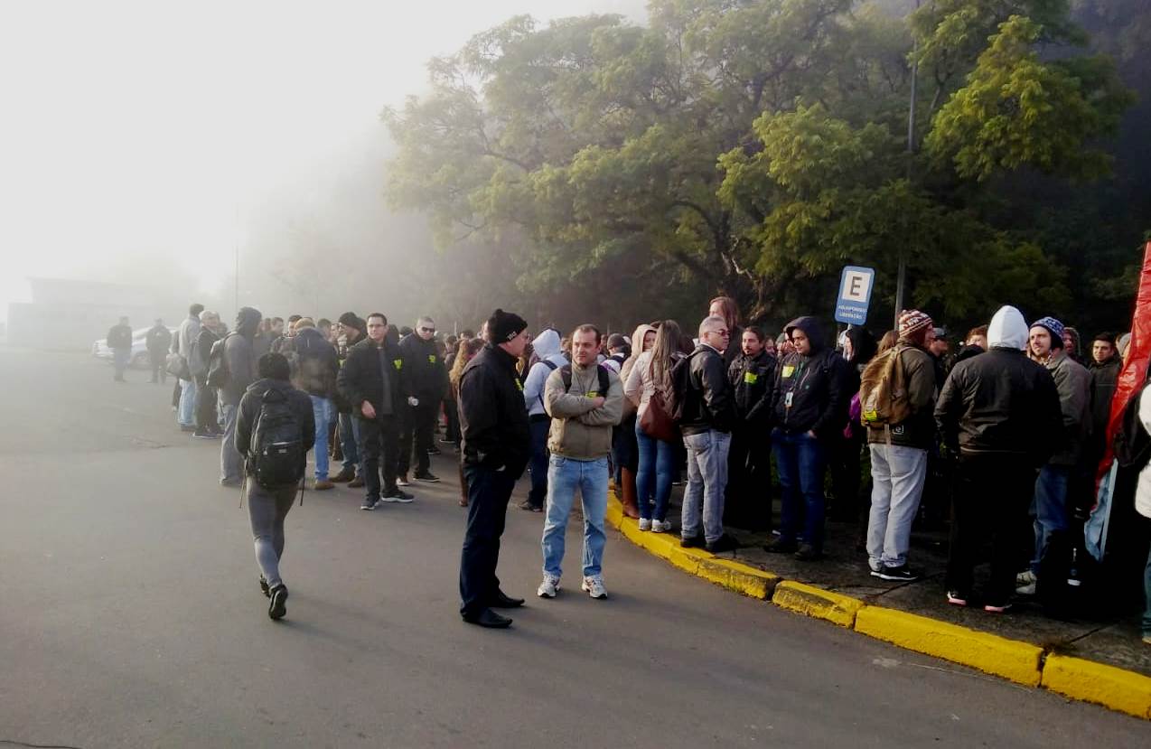 Sindipetro-LP participa de atraso na REFAP, no RS, contra privatizao de refinarias e terminais