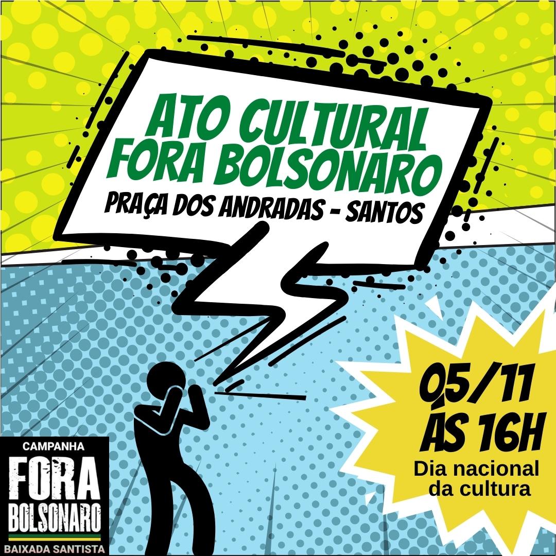 Participe nesta sexta (5) do ato cultural pelo Dia Nacional da Cultura, na Praa dos Andradas