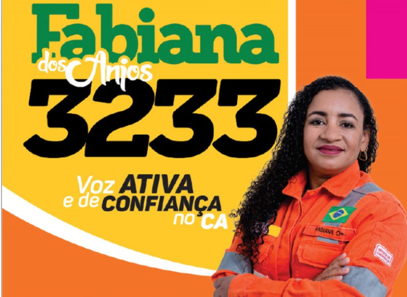  Sindipetro-LP apoia Fabiana dos Anjos 3233 para o CA da Transpetro