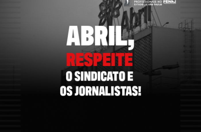  Grupo Abril cassa liberao do presidente do Sindicato dos Jornalistas de So Paulo