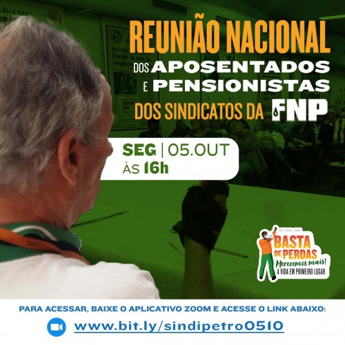FNP promove Reunio Ampliada dos Aposentados e Pensionistas 