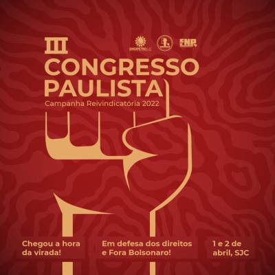 nibus para Congresso Paulista da FNP Sindipetro-LP/SJC sai nesta sexta (1) s 13h da sede, em Santos